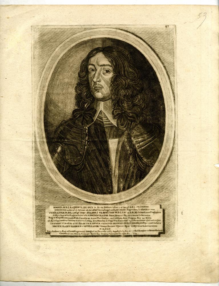 Партрэт князя Багуслава Радзівіла. 1758 г.
