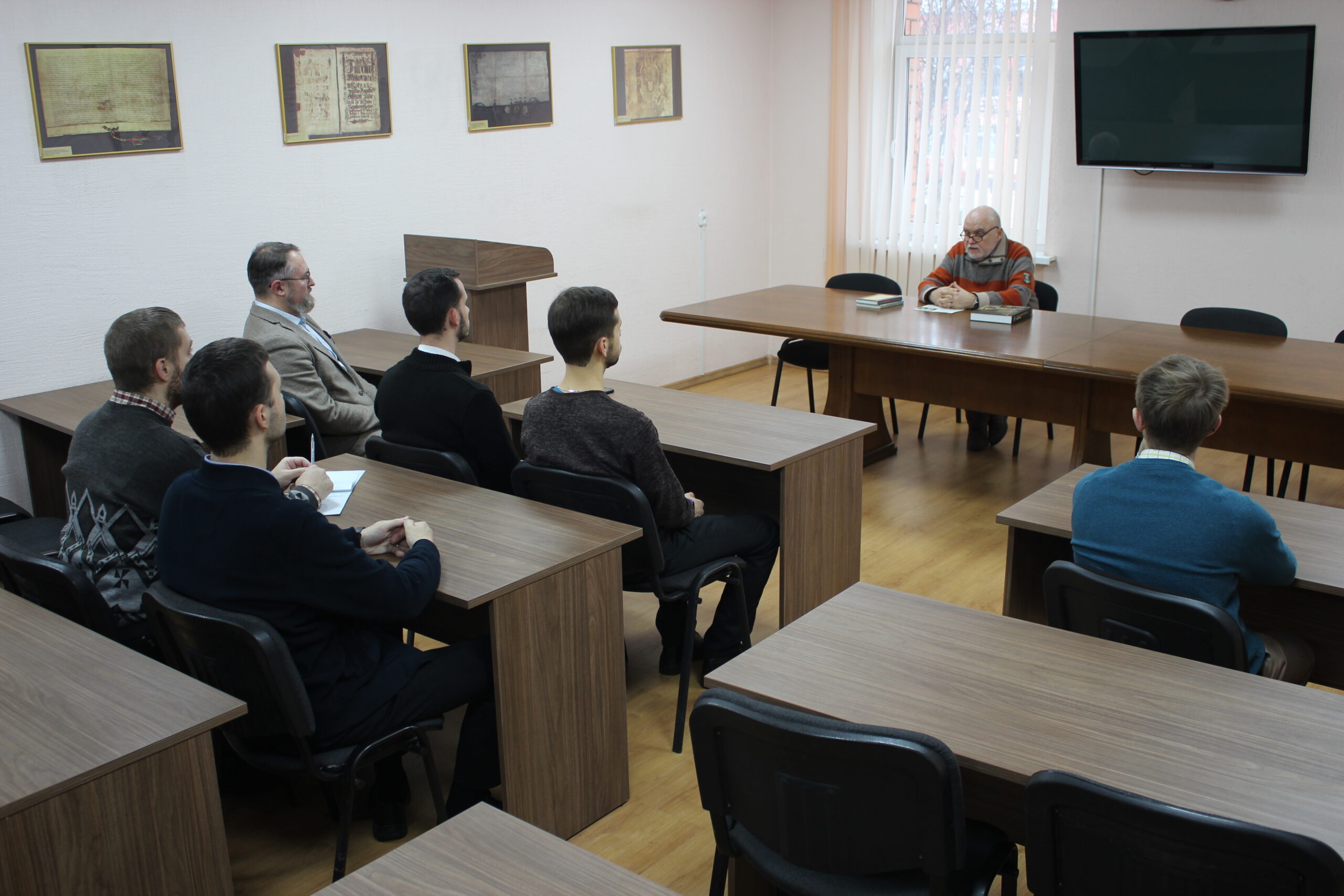 Лекція і экскурсія для выкладчыкаў і навучэнцаў Мінскай духоўнай акадэміі